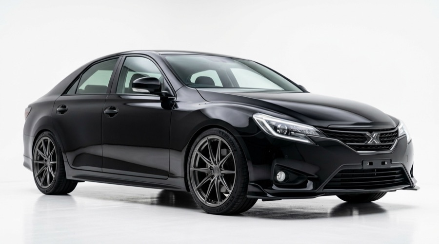 Black Toyota Mark X available at Anchovy Motors